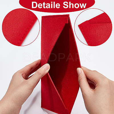 3Pcs 3 Style Wool Felt Envelope Purse Insert Organizer FIND-WR0006-70C-1