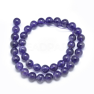 Natural Amethyst Beads Strands LS-G-E481-03-10mm-1
