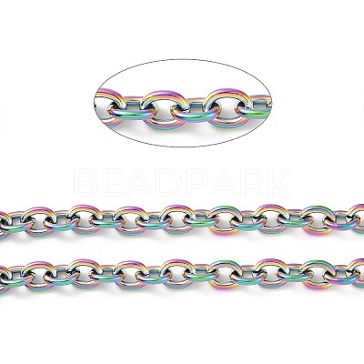 304 Stainless Steel Cable Chains CHS-L020-040M-1