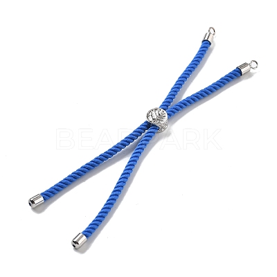 Twisted Nylon Cord Silder Bracelets DIY-B066-03P-11-1