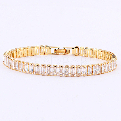 Cubic Zirconia Tennis Bracelets ND9317-6-1