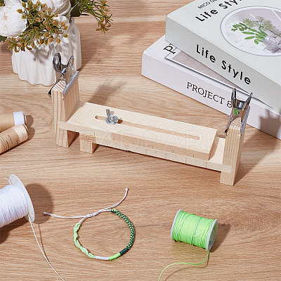 Wood Rope Knitting Fixing Tool Kit DIY-WH0750-001-1
