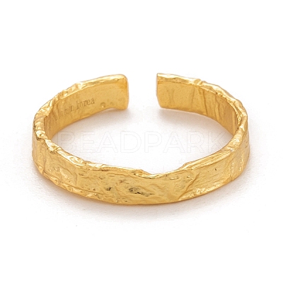 925 Sterling Silver Cuff Rings RJEW-H132-04G-1