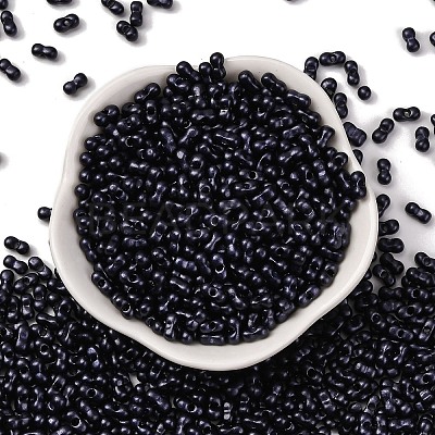 Baking Paint Glass Seed Beads SEED-L011-12A-06-1