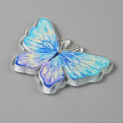 Printed Acrylic Pendants OACR-WH0028-22C-1