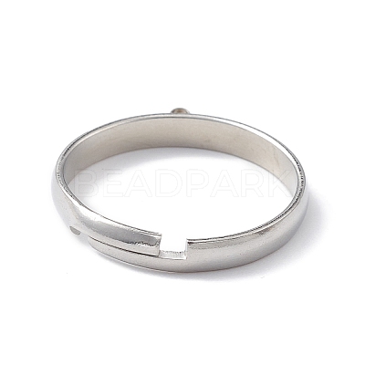 Non-Tarnish 304 Stainless Steel Loop Ring Bases KK-I674-02P-A-1