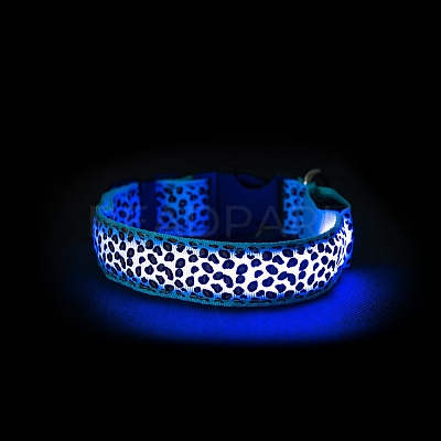 Adjustable Polyester LED Dog Collar MP-H001-A12-1