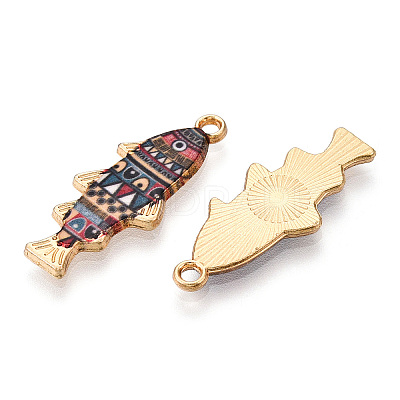 Alloy Enamel Pendants FIND-C037-16G-1-1