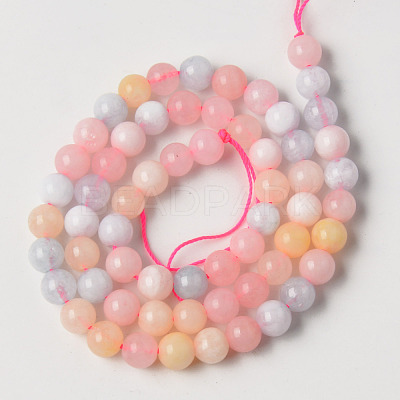 Natural Quartz Beads Strands G-T129-10-6mm-1