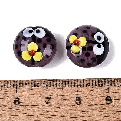 Handmade Bumpy Lampwork Beads LAMP-Q039-15E-1
