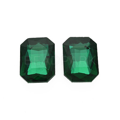 Pointed Back Glass Rhinestone Cabochons RGLA-T079-18x25mm-15-1