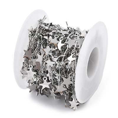304 Stainless Steel Link Chains CHS-U002-05P-09-1