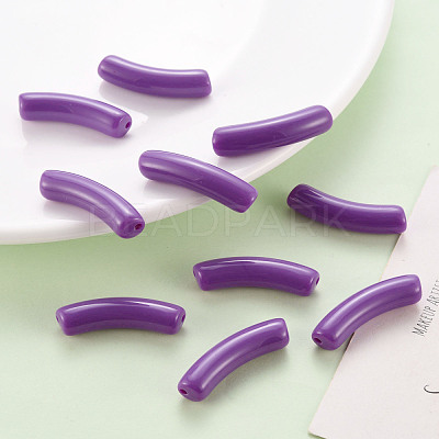 Opaque Acrylic Beads X-MACR-S372-002B-S016-1