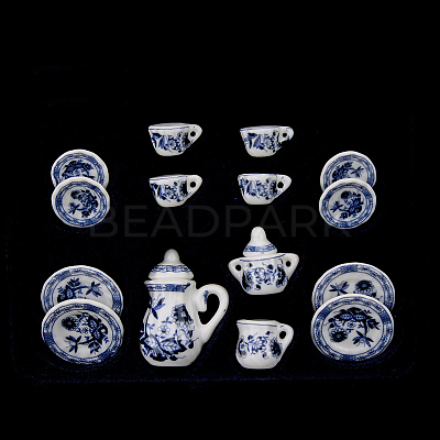 Mini Blue and White Porcelain Tea Set BOTT-PW0001-213A-03-1