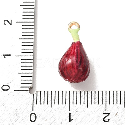 Alloy Enamel Pendants AL-CBA24A7-01G-11-1