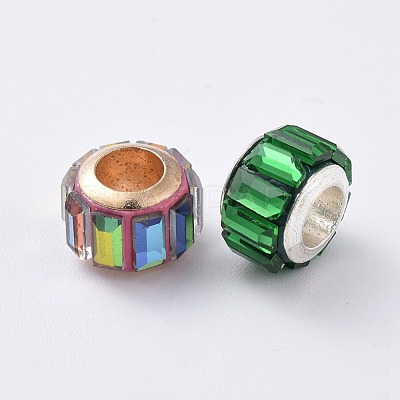 Glass European Beads GLAA-G064-M-1