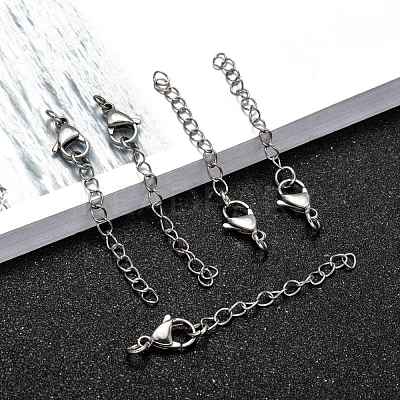 Tarnish Resistant 304 Stainless Steel Chain Extender STAS-O083-07-1