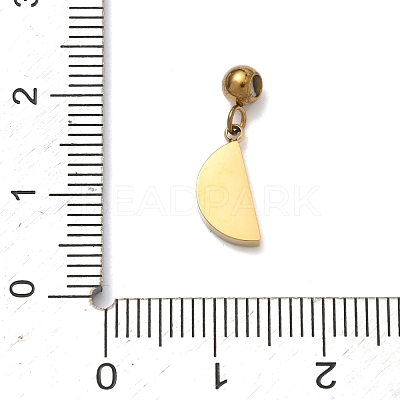 304 Stainless Steel Pendants STAS-K323-01B-G-1