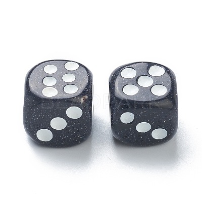 Synthetic Blue Goldstone Cabochons G-M378-02J-1