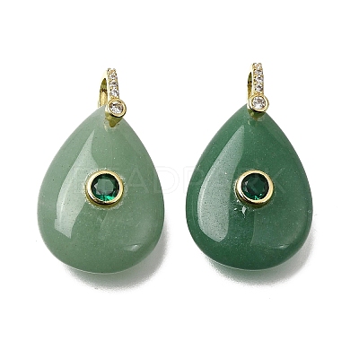 Natural Green Aventurine Pendants GG-CBA7610-07G-07-1