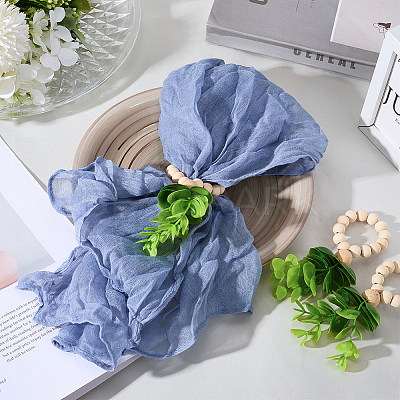 6Pcs PVC Leaf Napkin Rings AJEW-GF0011-03C-1
