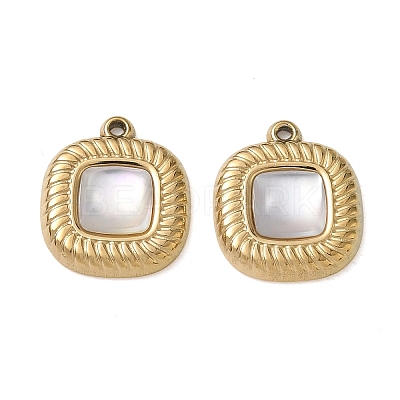 Natural Freshwater Shell Pendants SA-CBA11D7-28A-G-1