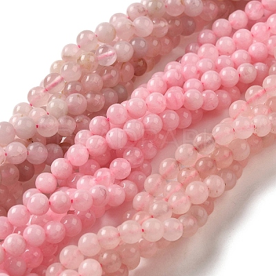 Natural Rose Quartz Beads Strands G-F591-04-6mm-1