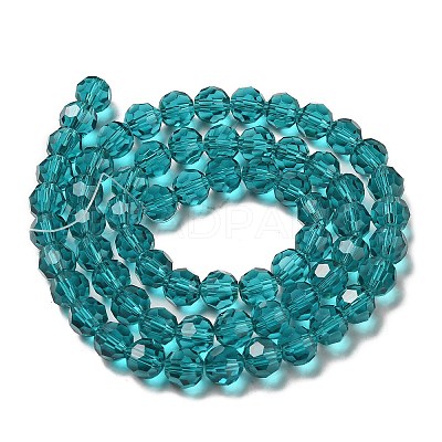 Transparent Glass Beads EGLA-A035-T8mm-D12-1