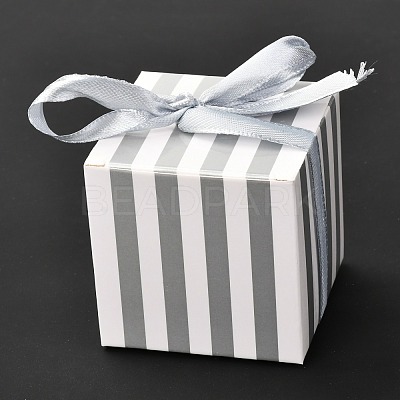 Square Foldable Creative Paper Gift Box CON-P010-C04-1