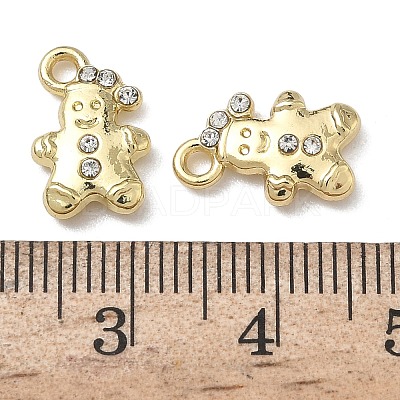 Christmas Alloy Crystal Rhinestone Pendants FIND-L026-01B-G-1