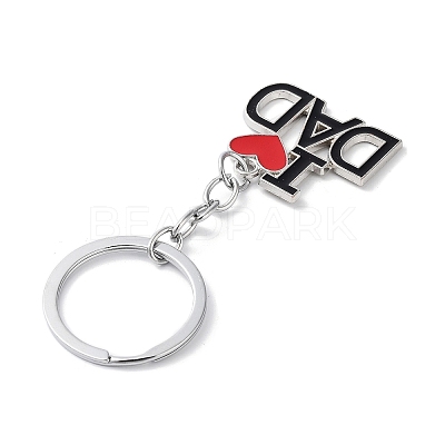 Father's Day Alloy Enamel Keychains KEYC-P020-A02-1