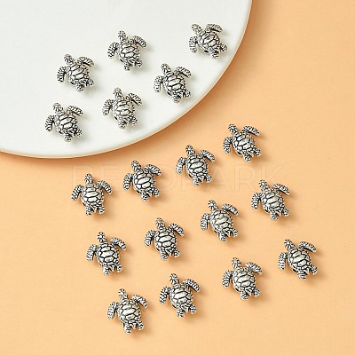 Tibetan Style Alloy Beads TIBEB-YW0001-24-1
