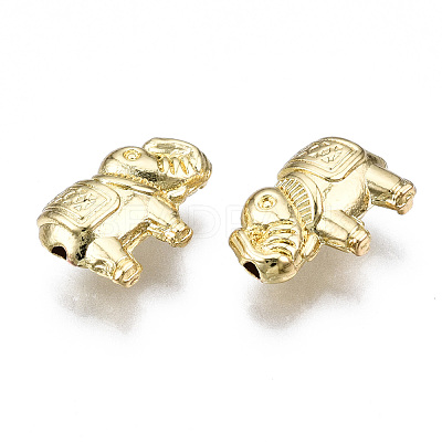 Rack Plating Alloy Beads PALLOY-T077-133LG-RS-1