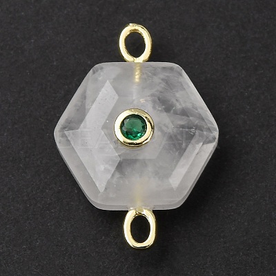 Faceted Natural Mixed Stone Carved Links G-T146-01G-1