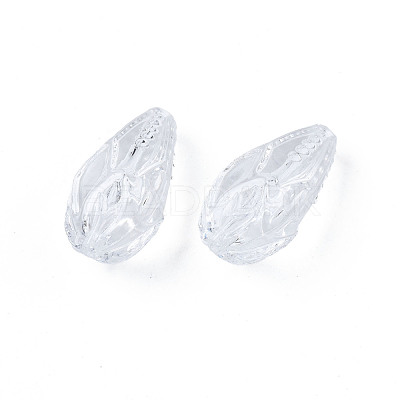 Transparent Acrylic Beads TACR-N009-32-1