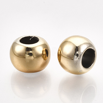 UV Plating ABS Plastic European Beads X-CCB-S162-28H-02-1