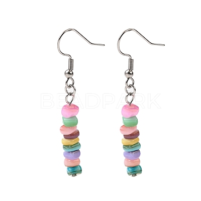 Natural Shell Jewelry Sets SJEW-JS01355-1