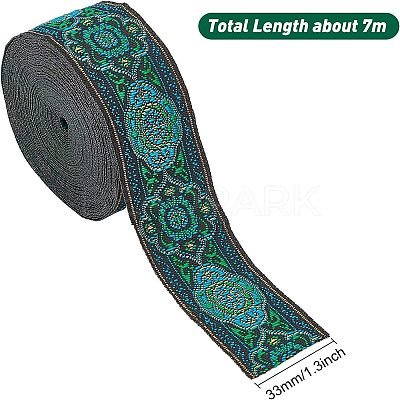 Polyester Grosgrain Ribbon OCOR-WH0063-23-1