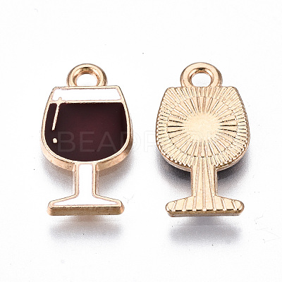 Eco-Friendly Alloy Enamel Pendants ENAM-Q437-049-NR-1