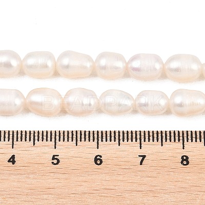 Natural Cultured Freshwater Pearl Beads Strands PEAR-D003-01D-06-1