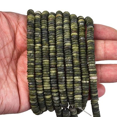Frosted Natural Chinese Jade Beads Strands G-K389-C12-01-1