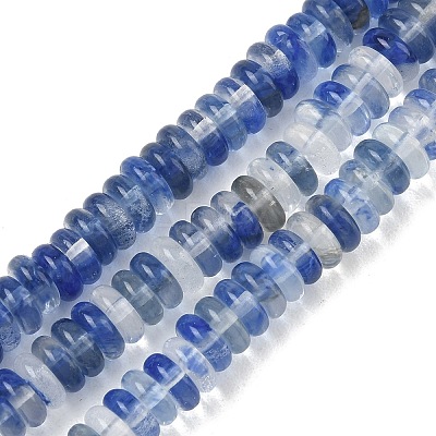 Blue Watermelon Stone Glass Beads Strands GG-CBAC08A-A02-02-1