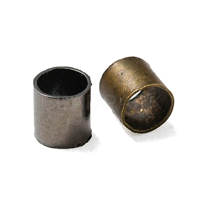 600Pcs 4 Colors Brass Crimp Beads KK-YW0001-52-1
