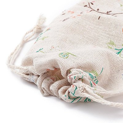 Cotton Packing Pouches Drawstring Bags X-ABAG-S003-07A-1
