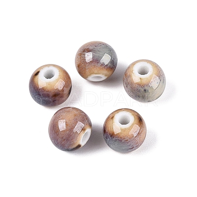Vintage Handmade Porcelain Beads PORC-Q006-13A-35-1