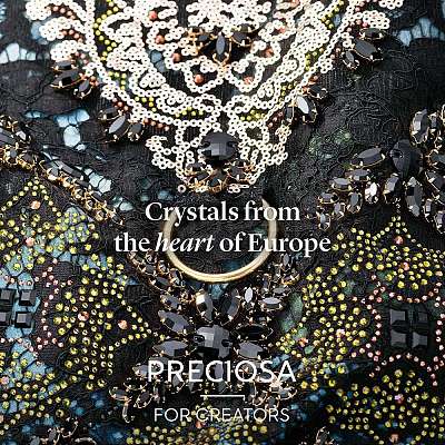 Preciosa® Crystal Hotfix Flatback Stones Y-PRC-HSS16-70530-200-1