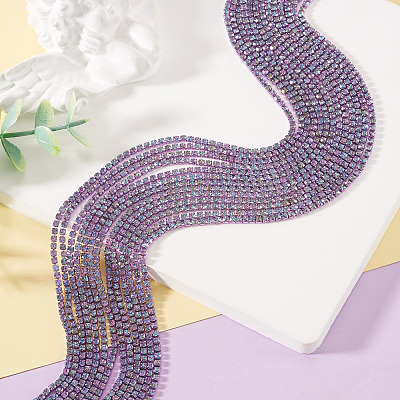 4.8 Yards Iron Rhinestone Cup Chains CH-TA0001-10C-1