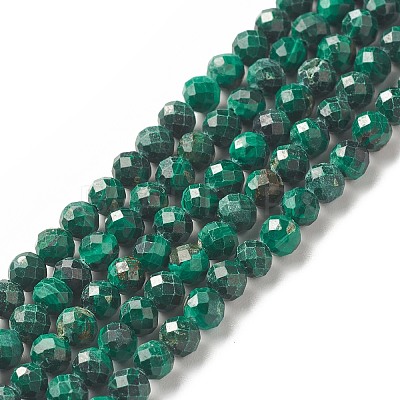 Natural Malachite Beads Strands G-G989-A06-C-1