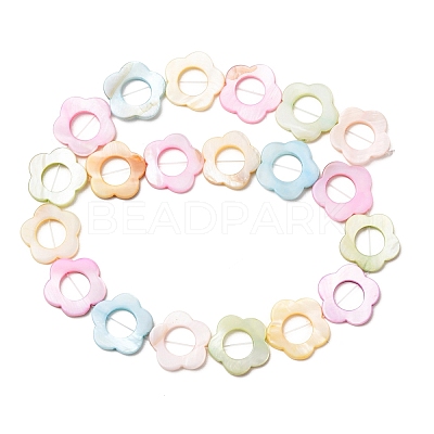 Dyed Natural Freshwater Shell Beads Strands SH-CBA2978-02-1