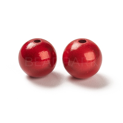 Spray Painted Acrylic Beads MACR-Q154-01B-1